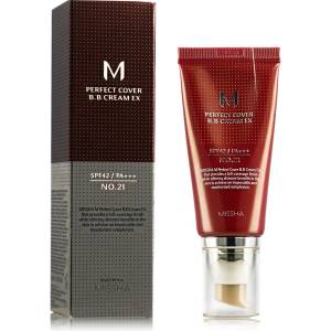 MISSHA M Perfect Cover BB Cream EX SPF 42 PA+++ 50 ml нюанс No. 21 Light Beige