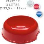 Ferplast PARTY 12, Пластмасова купа с гумички - 3 л