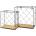LOFT ЕТАЖЕРКИ loft fwl 2 250/200х12мм К-КТ 2бр (67802 , 66678)
