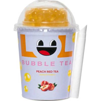 LOL Bubble Tea broskvový čaj s mangovými kuličkami 275 ml