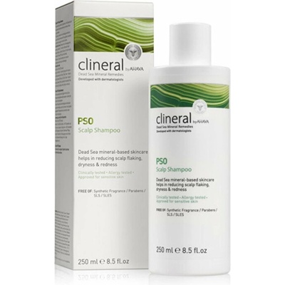 Ahava Clineral PSO Shampoo na psoriázou s obsahem přírodních minerálů z Mrtvého moře 250 ml