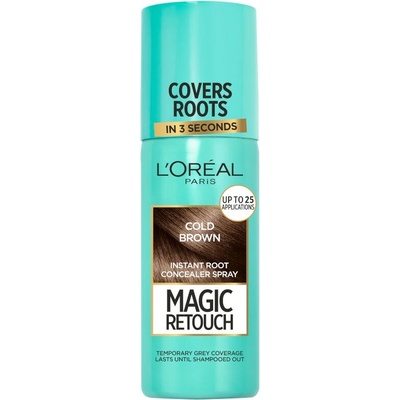 L'Oréal L'Oréal Magic Retouch Спрей за коса, 7 Cold Brown, 75 ml