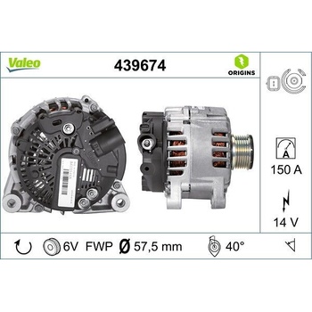 Alternátor VALEO 439674