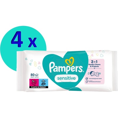 Pampers Sensitive 4 x 80 ks