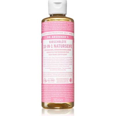 Dr. Bronner’s Cherry Blossom tekuté univerzální mýdlo 240 ml