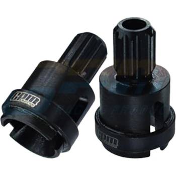 GPM RACING Чашки за Траксас ХМакс ХРТ за диференциали GPM Racing Carbon Stahl Differential Drive Cup GPMSTXM8039NBK (GPMSTXM8039NBK)