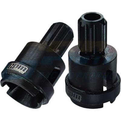 GPM RACING Чашки за Траксас ХМакс ХРТ за диференциали GPM Racing Carbon Stahl Differential Drive Cup GPMSTXM8039NBK (GPMSTXM8039NBK)