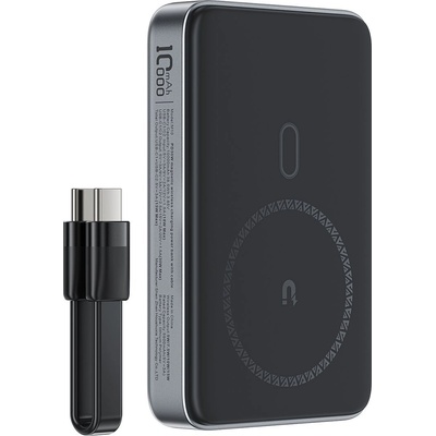 ACEFAST M10 Магнитна преносима батерия 10000mAh 30W PD 15W Безжично зареждане Черна (6974316283300)