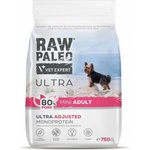 VetExpert Raw Paleo Ultra Pork Adult Mini - висококачествена монопротеинова кучешка храна за мини породи със свинско месо, без зърнo и грах, 750 гр, Vet Expert - Полша
