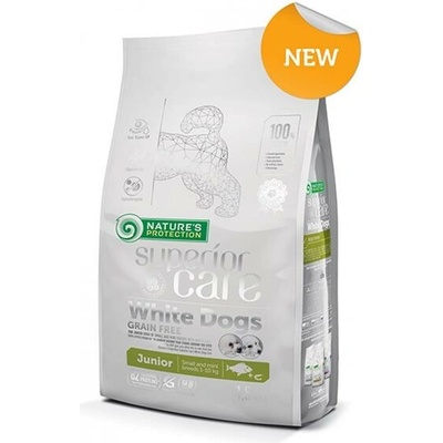 Natures P Superior care white dog Small & Mini Grain Free junior White fish 10 kg