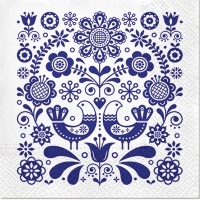 PAW ubrousky L Folk Stamp 33x33cm