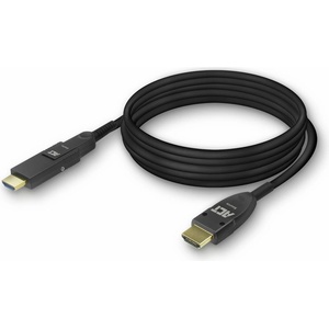 ACT Кабел ACT AK4102, от HDMI(м) към HDMI(м), 15m, черен, 4K@60Hz, отделяем конектор (AK4101)