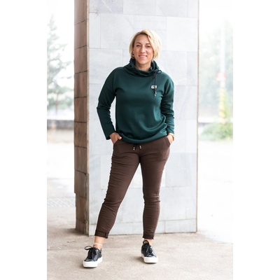 Italy fashion Dámské kalhoty CARMEN Černá – Zboží Dáma
