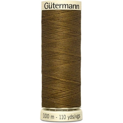 Nit PES Gütermann 100 (100m) - univerzální barva 288 - hnědá