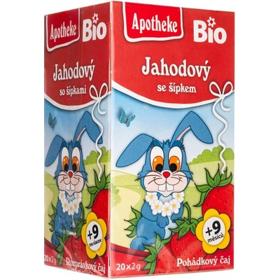 Apotheke rozprávka jahodový so smotanou Bio 20 x 2 g