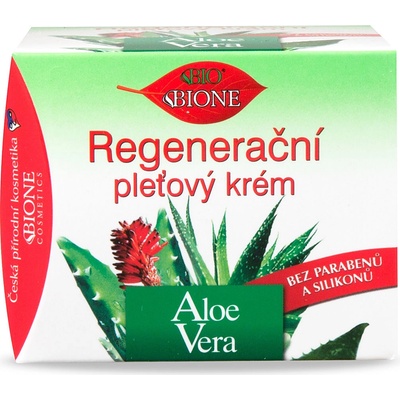 BC Bione Bio Aloe Vera regeneračný pleťový krém Bio aloe vera 51 ml