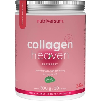 Image 1 of Nutriversum Collagen Heaven | added Zinc, Vitamin C and Hyaluronic Acid [300 грама] Малина със стевия