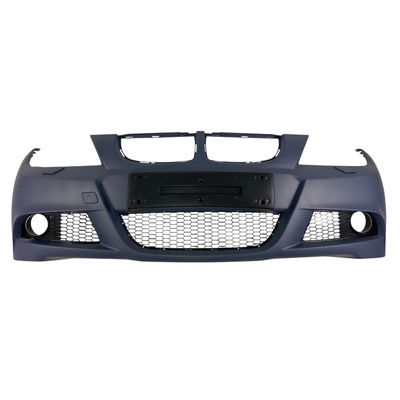 Предна броня за BMW E90 / E91 (2005-2008) - M-Tech дизайн с отвори за пръскалки, без парктроник грундирана (51118041131S1)