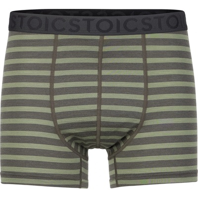 Stoic Мъжко мериносово термобельо Stoic Merino150 AlsenSt. Boxer Merino base layer - Moss Green / Dark Olive / Striped - размер 4XL (015-1638-2817)