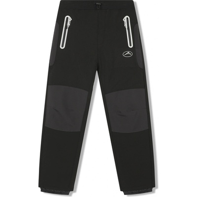 Kugo HK5068 chlapecké softshellové kalhoty zateplené černá šedá