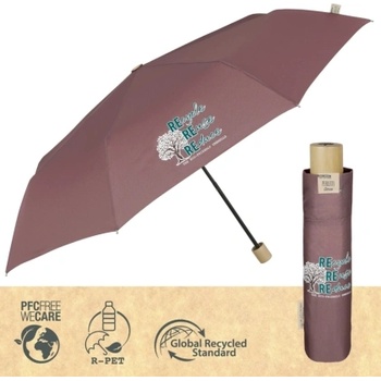 Дамски неавтоматичен чадър Perletti Green 19110, Брик