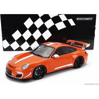 Minichamps Porsche 911 997-2 Gt3 Rs 4.0 Coupe 2011 Orange 1:18