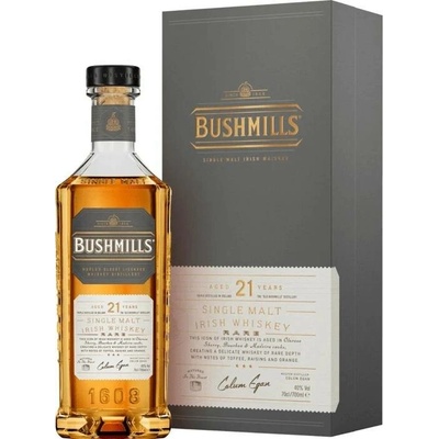 Bushmills Three Wood & Madeira Cask 21 Y.O. 40% 0,7 l (kazeta)