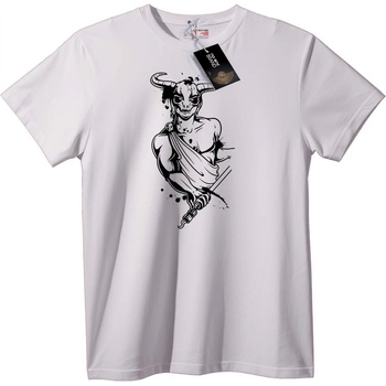 NOONEBRAND Тениска Мит за Минотавъра - XS, White