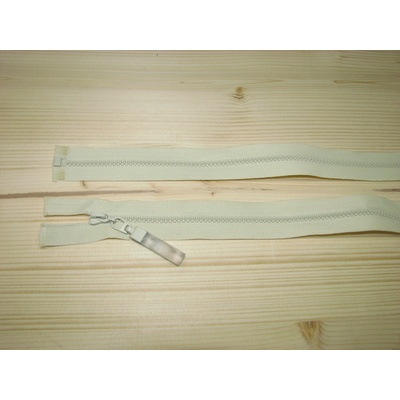 Kostenný zips béžová svetlá 3mm deliteľný jednosmerný 30cm