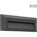 VIVALUX LED осветително тяло RINO LED RC ∙ 3.5W ∙ тъмно сиво ∙ 4000K ∙ IP65 | Влагозащитена фасадна лампа Vivalux (VIV003666)