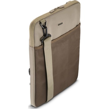 Hama To Go, obal na notebook, pre uhlopriečku 34-36 cm 13,3-14,1, popruh na rameno, béžový/hnedý 222071