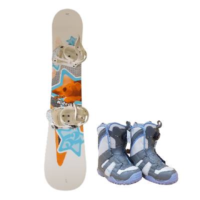 NIDECKER Bazarový snowboard Divine + boty Northwave