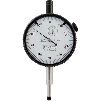 4CZech Úchylkoměr číselníkový ČSN EN ISO 46325 0-10 mm 0,01 mm 4CZ-1155-02-010