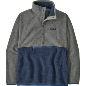 Patagonia Мъжки поларен пуловер Patagonia Retro Pile 1/2 Snap Pullover Fleece jumper - New Navy / Nickel - размер XS (005-5487-0311)