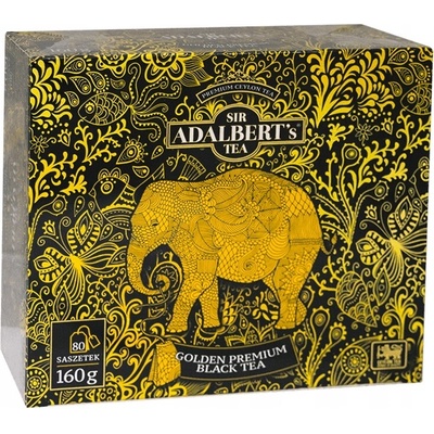 ADALBERT'S GOLDEN PREMIUM BLACK TEA 80 x 2 g