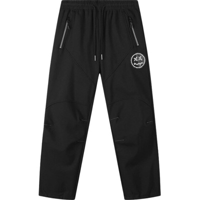 Kugo Dětské softshellové kalhoty zateplené černé HK9788
