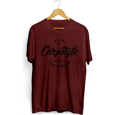 Carpstyle tričko s krátkym rukávom T-shirt 2018 burgundy