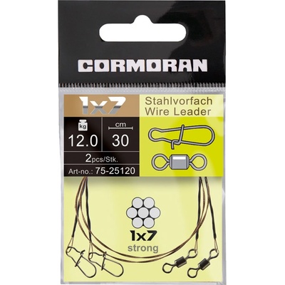 Cormoran lanko s obratlíkem a karabinkou 1x7 30cm 15kg