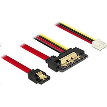 Delock Свързващ кабел Delock, SATA, Приемник 7pin Floppy 4pin Женско към SATA 22pin, 6 Gb/s (85234)