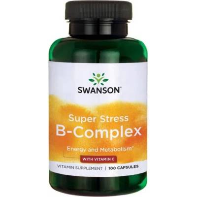 Swanson Super Stress B-Complex, 100 капсули, Swanson (SW920)