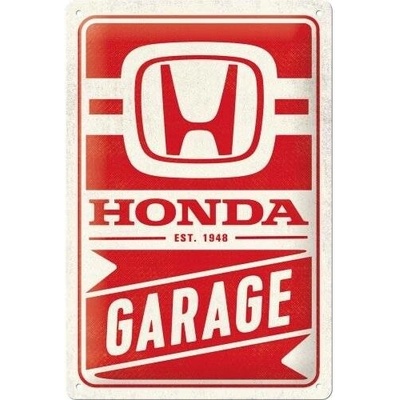 Postershop Plechová cedule: Honda AM - Garage - 30x20 cm
