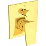 Ideal Standard Вграден смесител за вана и душ Ideal Standard Atelier Extra, цвят матово злато, без тяло за вграждане (A7625A2)