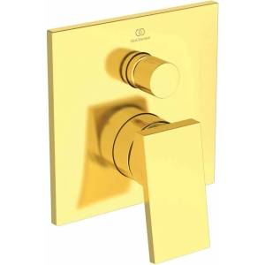 Ideal Standard Вграден смесител за вана и душ Ideal Standard Atelier Extra, цвят матово злато, без тяло за вграждане (A7625A2)