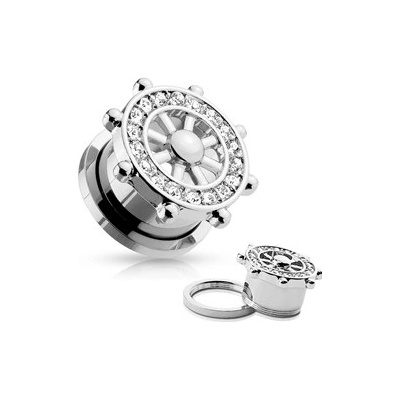 Piercingate tunel do ucha kormidlo PTP00220 čirá