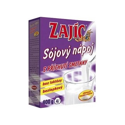 Zajíc Sójový nápoj Zajíc s příchutí smetany 400 g – Zboží Dáma