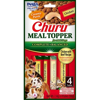Churu Meal Topper Chicken with Beef Recipe 4 x 14 g
