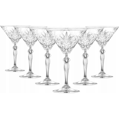 RCR Sada sklenic na Martini Melodia 6 x 210 ml
