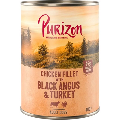 Purizon Black Angus Krůtí s batáty a brusinkami 400 g