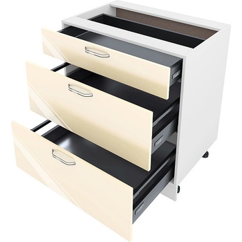 ИРИМ Долен кухненски шкаф Сити БФ-Бежово гланц-05-55 80 см