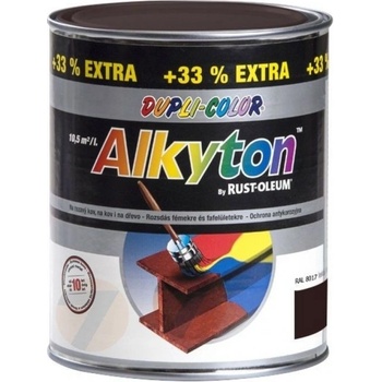 Rust Oleum Alkyton Lesklá R8001 hnedá okrová 250ml